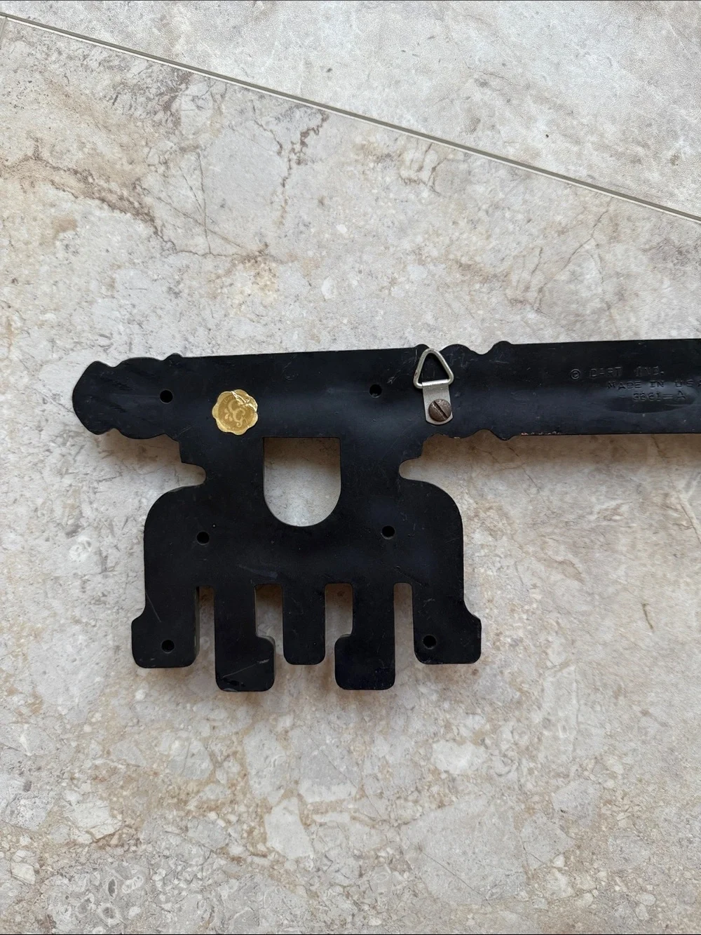 Vintage Dart Plastic Key Decor